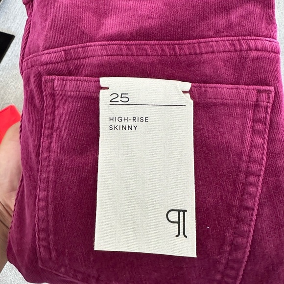 NWT Anthropologie Pilcro Skinny Corduroy High-Rise Jeans Size 25 - Picture 7 of 8